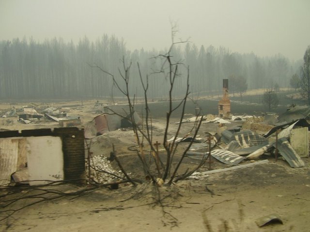 Заводчане на пожарах 2010 года. Выкса